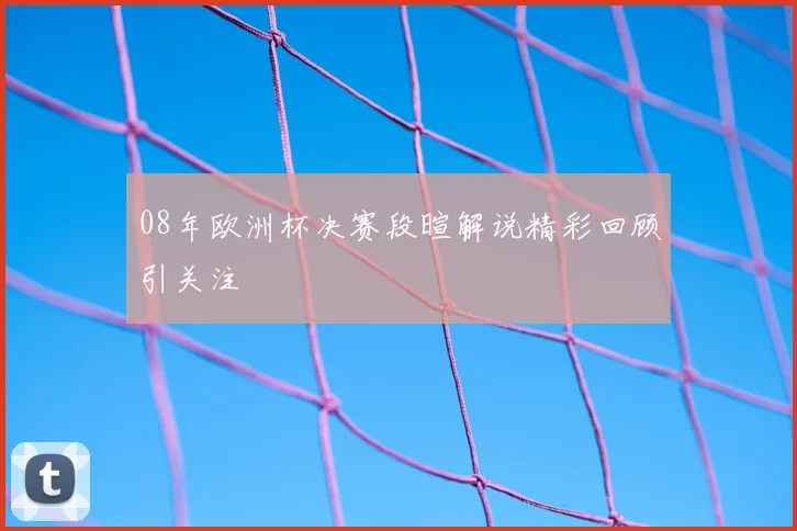 08年欧洲杯决赛段暄解说精彩回顾引关注